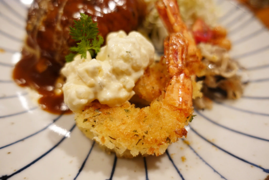 海老のハーブパン粉焼き