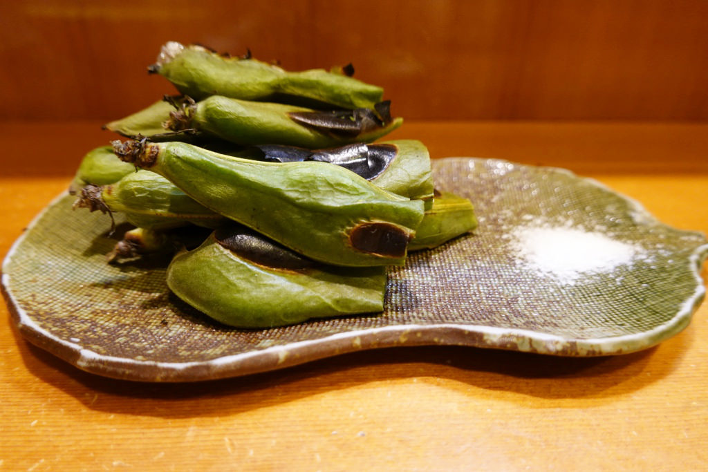 新そら豆焼き