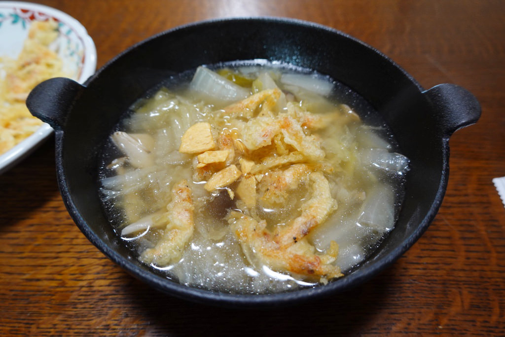 鍋と天ぷら